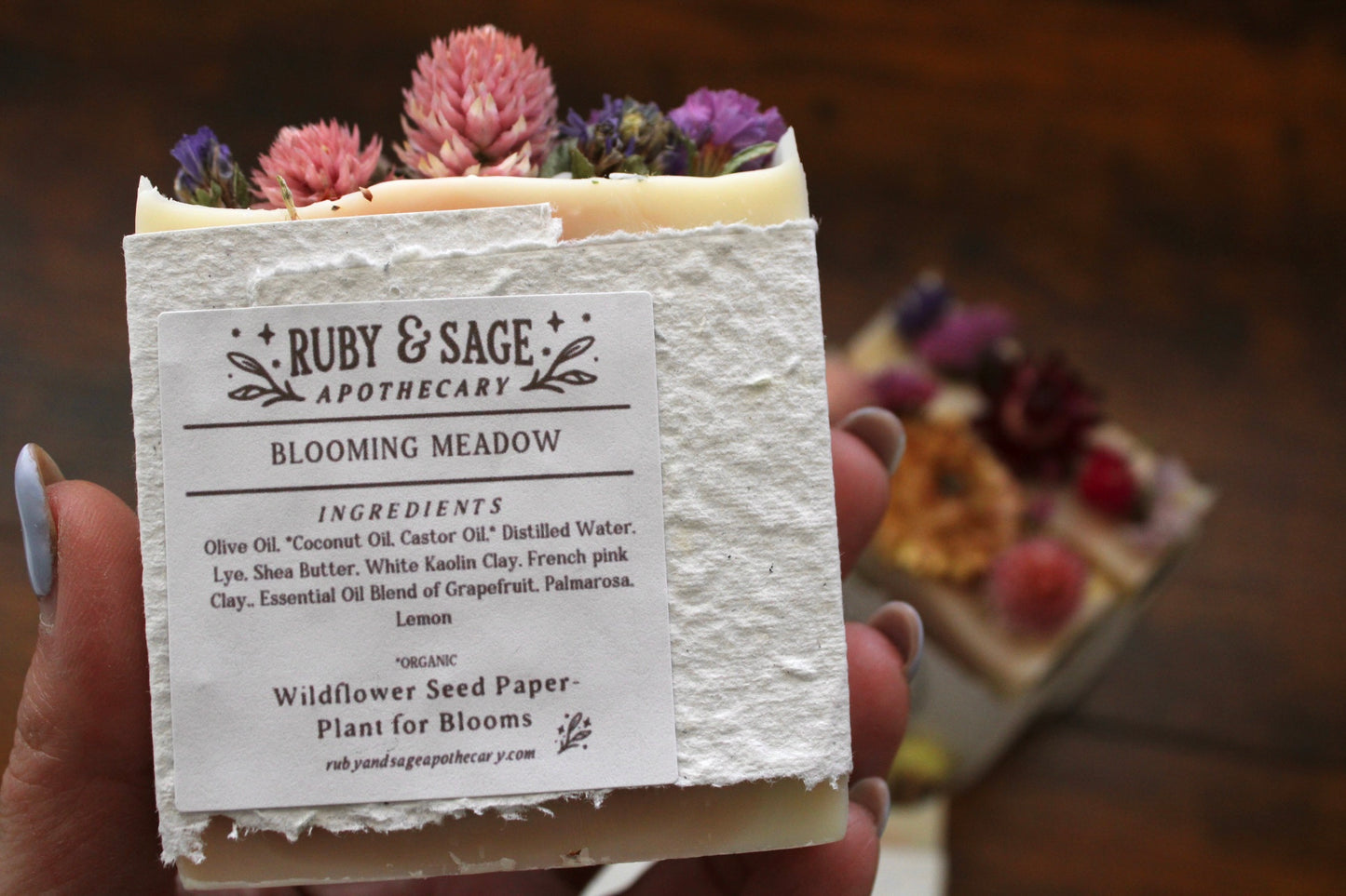 Blooming Meadow Soap *Wildflower Seed Paper*