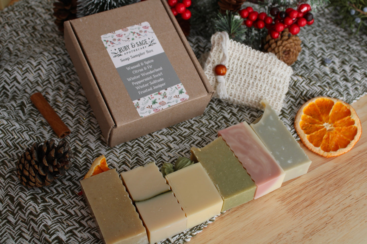 Winter Soap Sampler Box