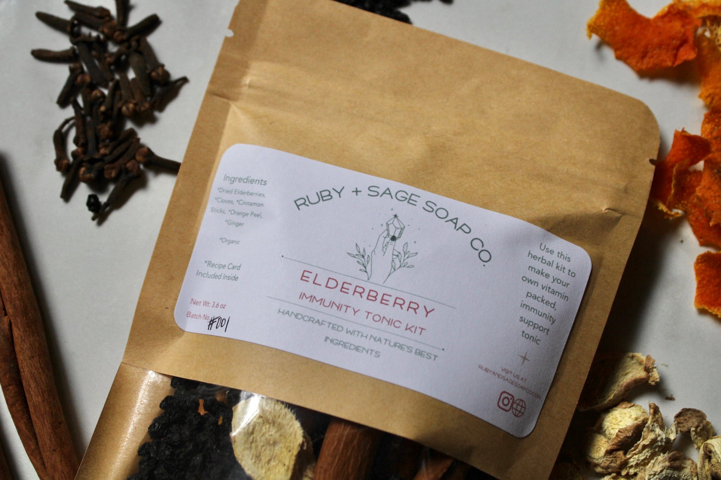 Elderberry Immunity Tonic Kit