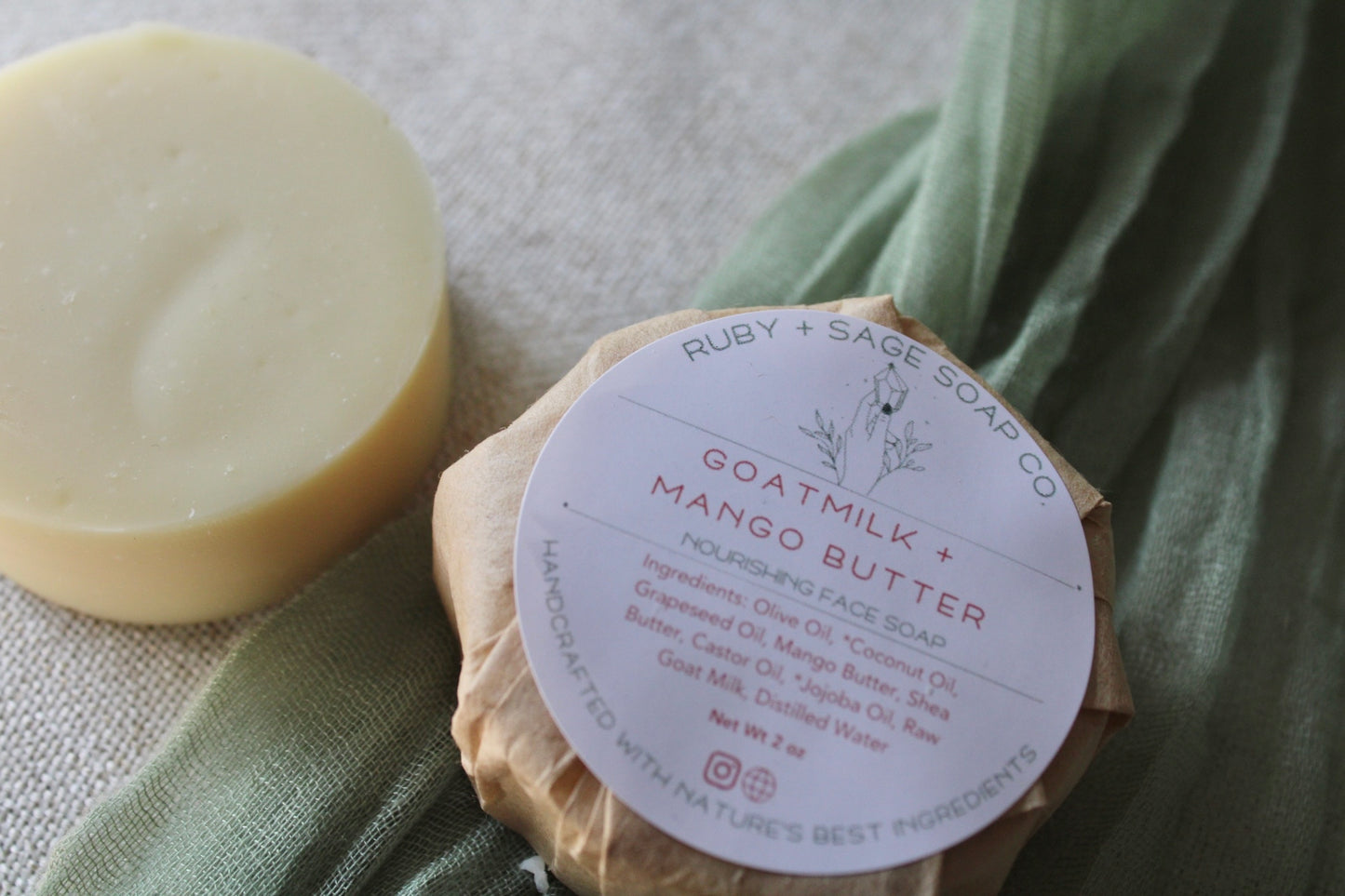 Goat Milk + Mango Butter Face Soap