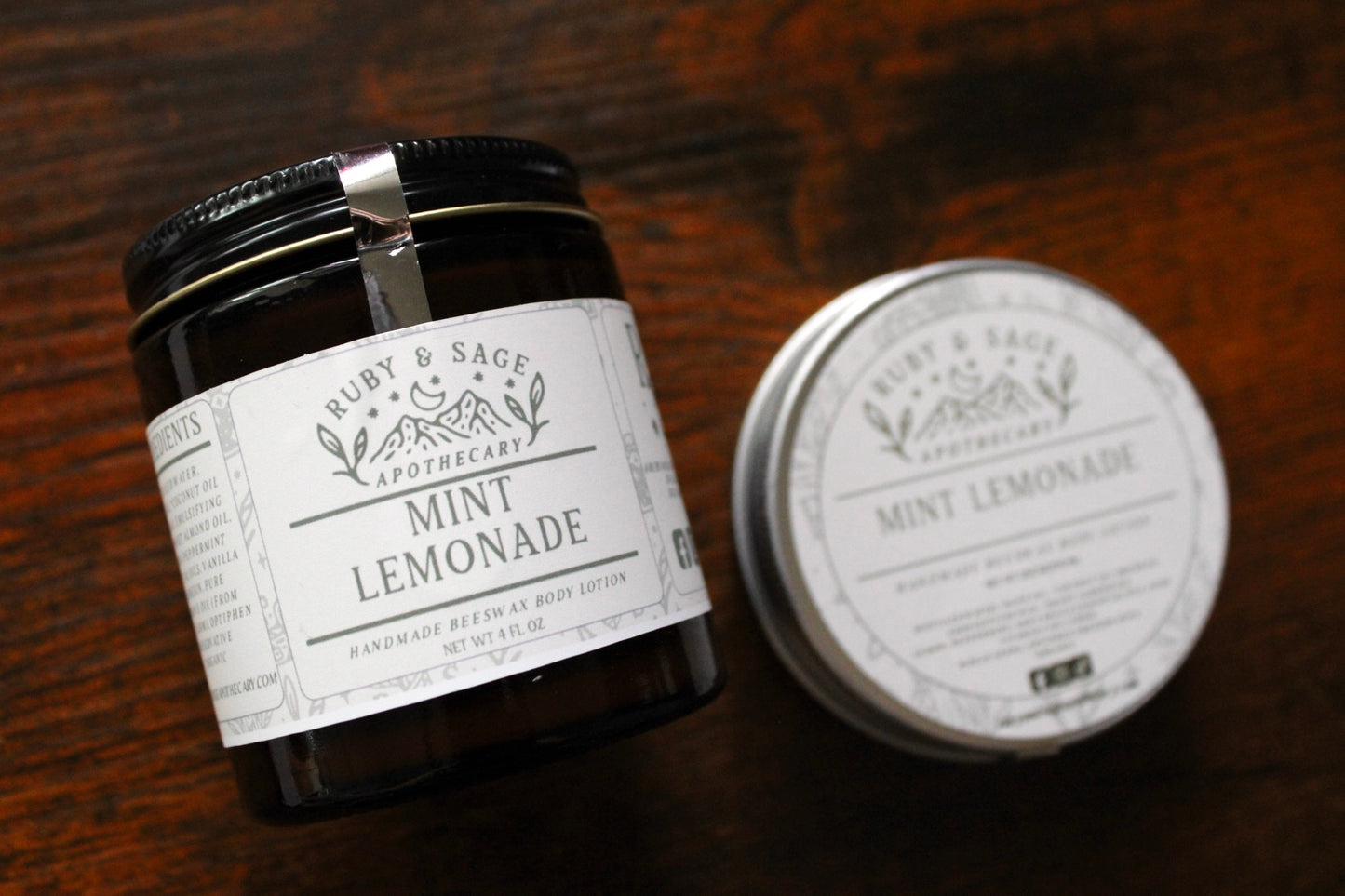 Mint Lemonade Beeswax Body Lotion