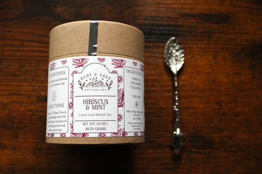 Hibiscus & Mint Loose Leaf Herbal Tea