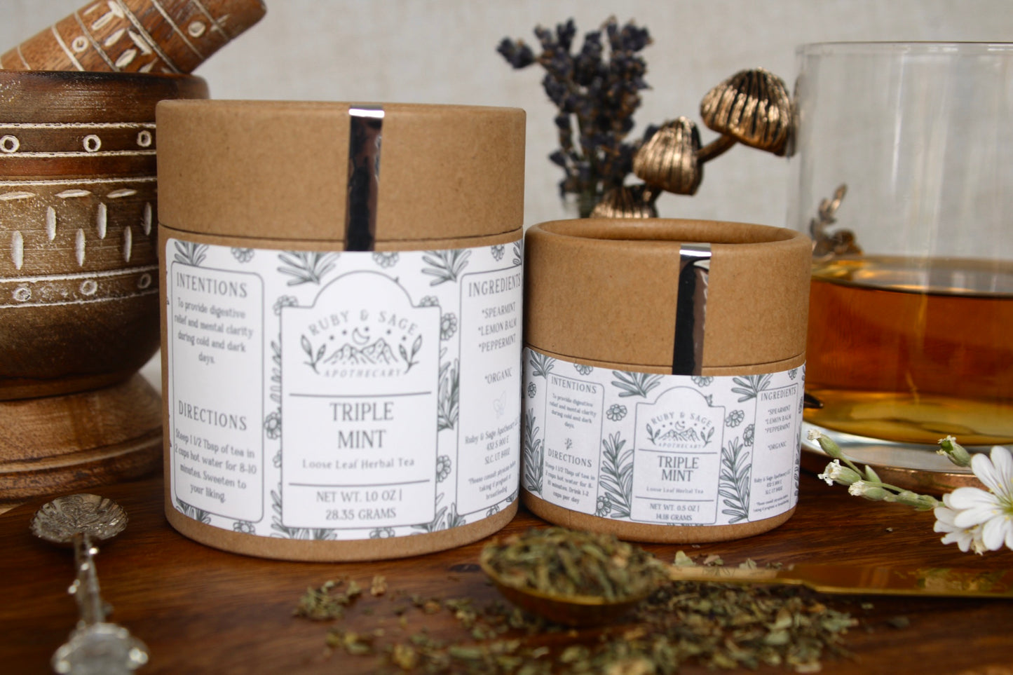 Triple Mint Loose Leaf Herbal Tea