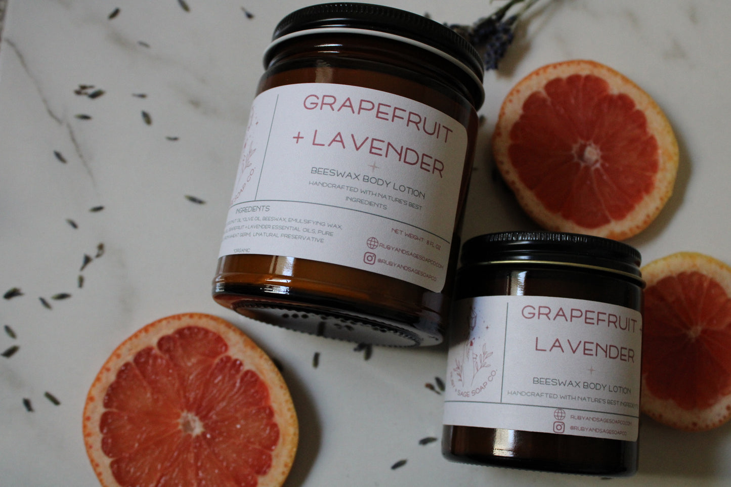 Grapefruit + Lavender Body Lotion