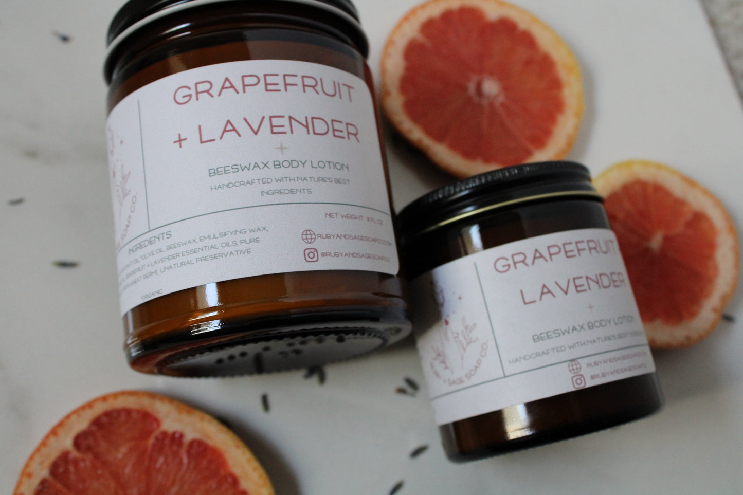 Grapefruit + Lavender Body Lotion