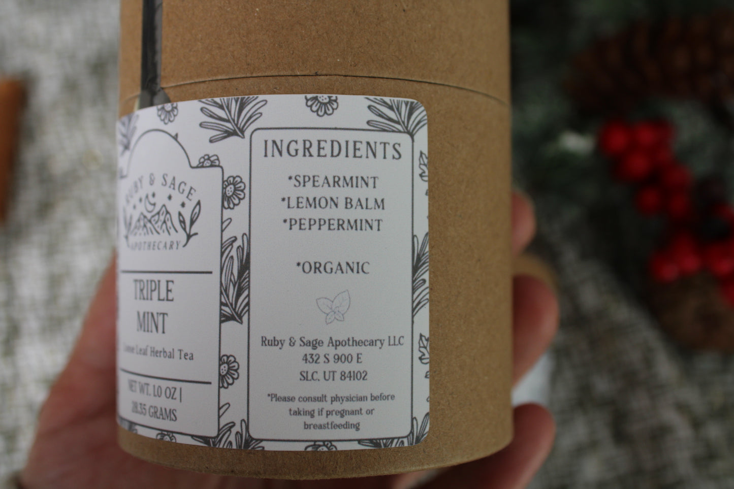 Triple Mint Loose Leaf Herbal Tea