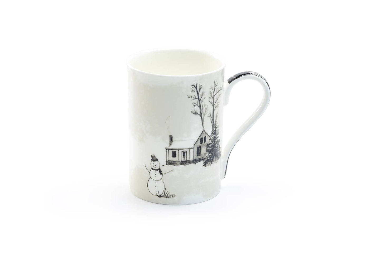 Winter Wonderland Snowman Village 10oz Bone China Mug