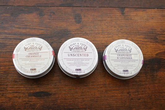 Beeswax Lotion Tin Trio