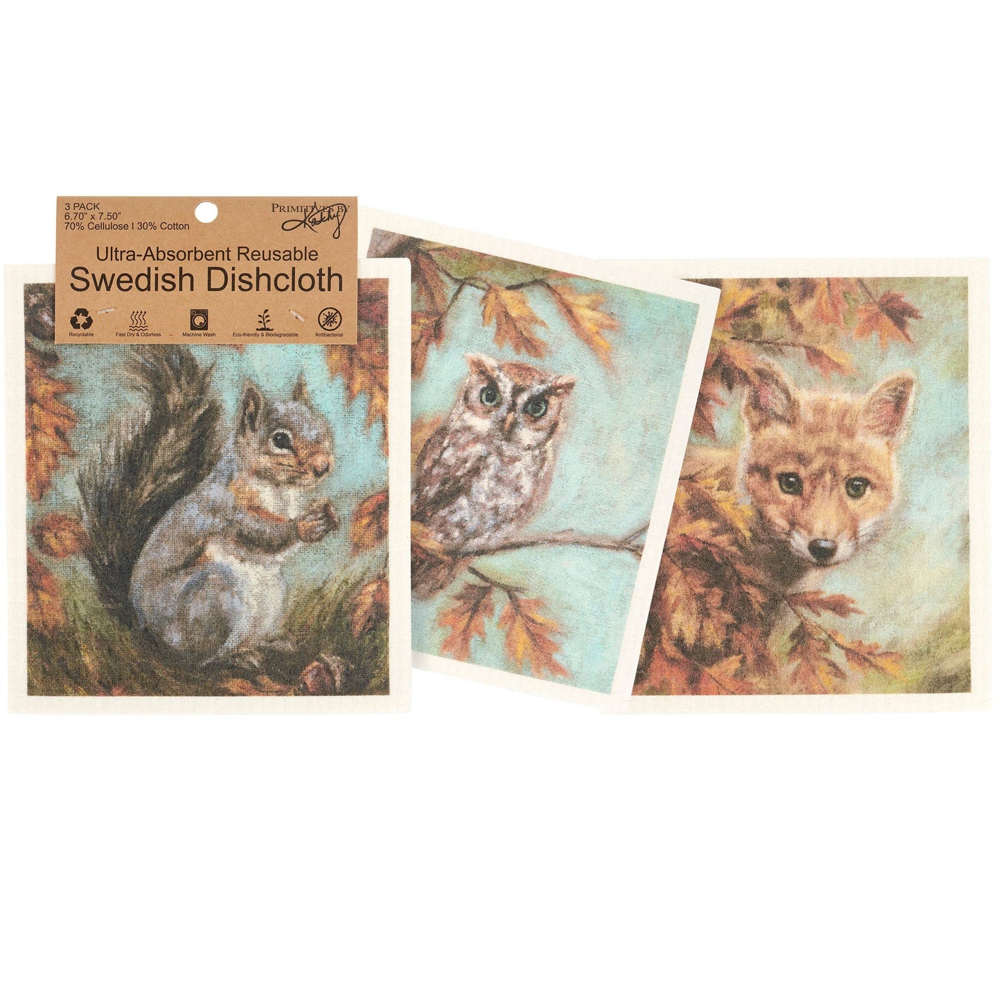 Fall Woods Swedish Cloth Set