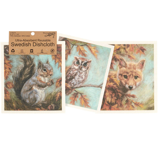Fall Woods Swedish Cloth Set