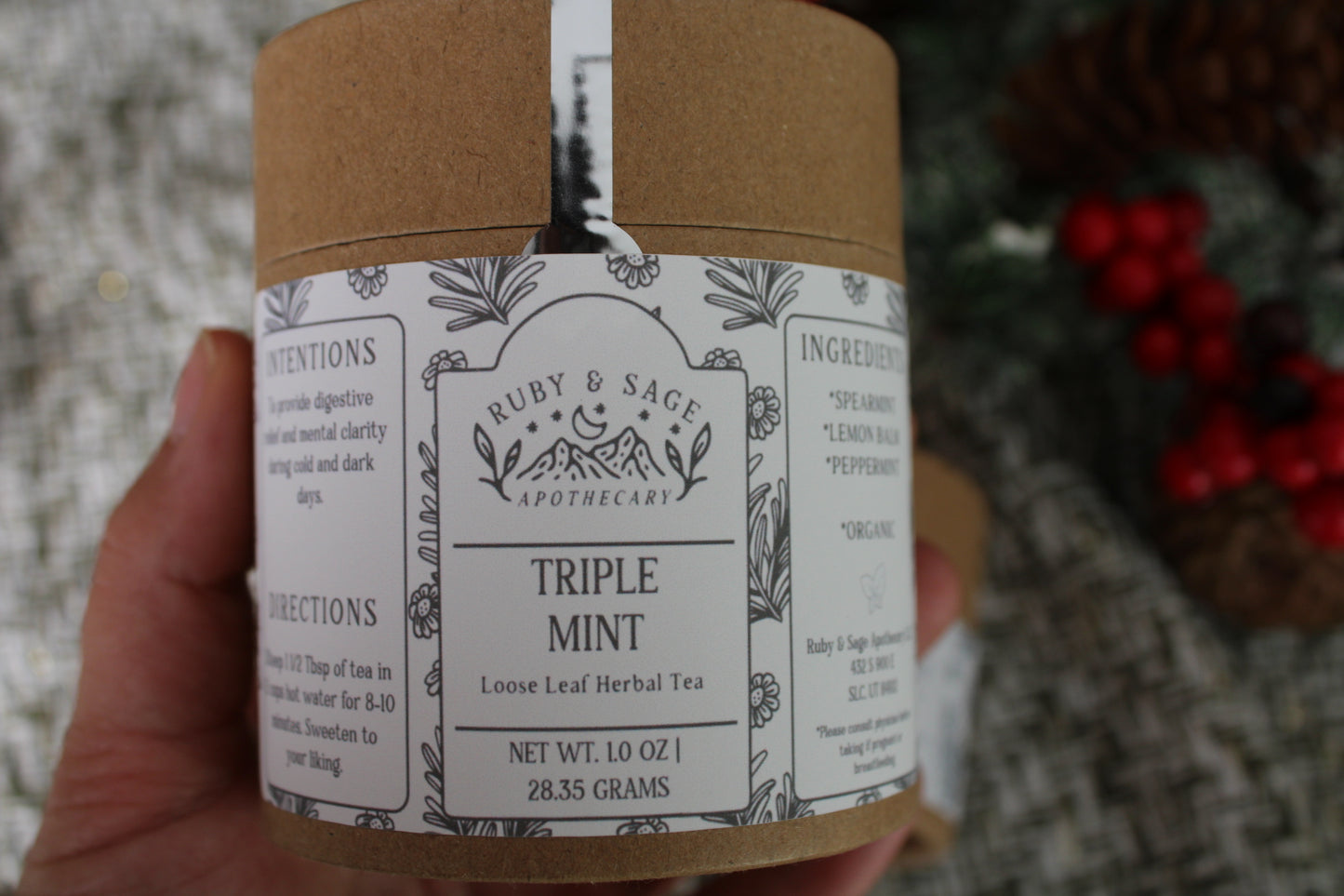 Triple Mint Loose Leaf Herbal Tea