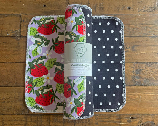 Paperless Towels - Strawberry Frogs