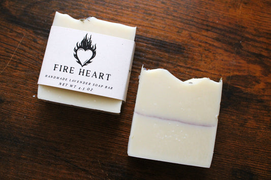 Fire heart Soap