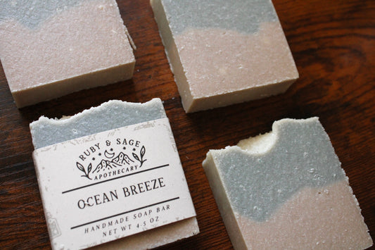 Ocean Breeze Salted Soap