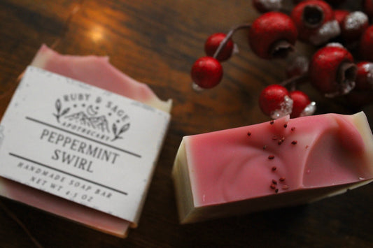 Peppermint Swirl Soap