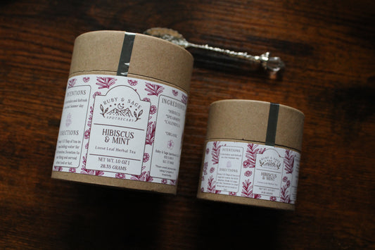 Hibiscus & Mint Loose Leaf Herbal Tea