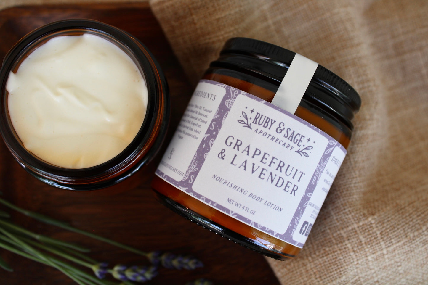 Grapefruit + Lavender Body Lotion