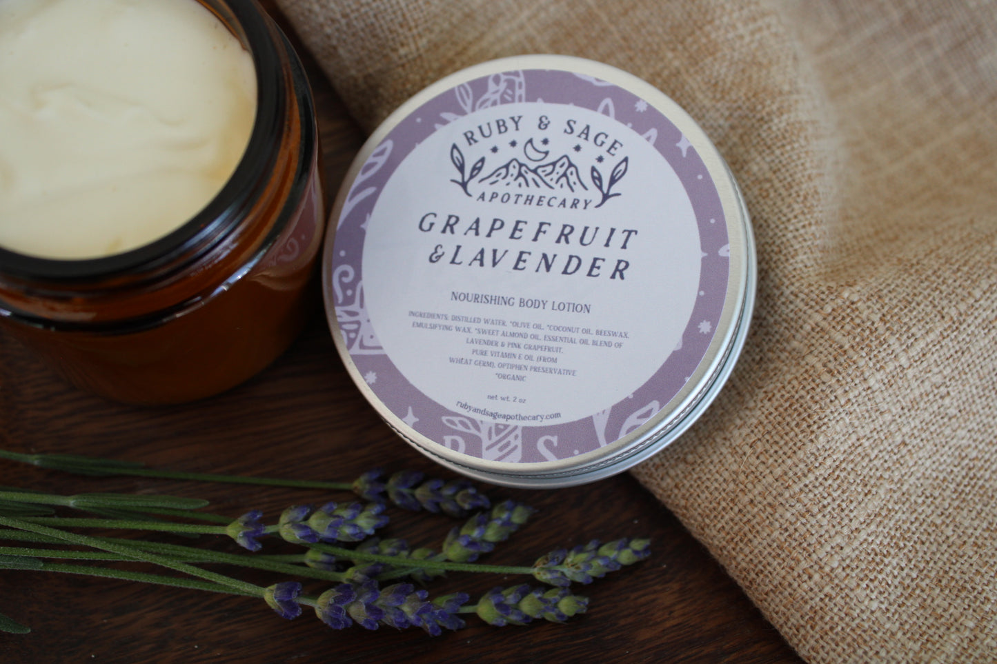 Grapefruit + Lavender Body Lotion
