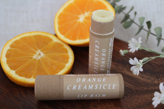 Orange Creamsicle Eco-Friendly Beeswax Lip Balm