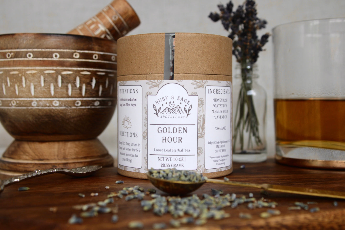 Golden Hour Herbal Tea