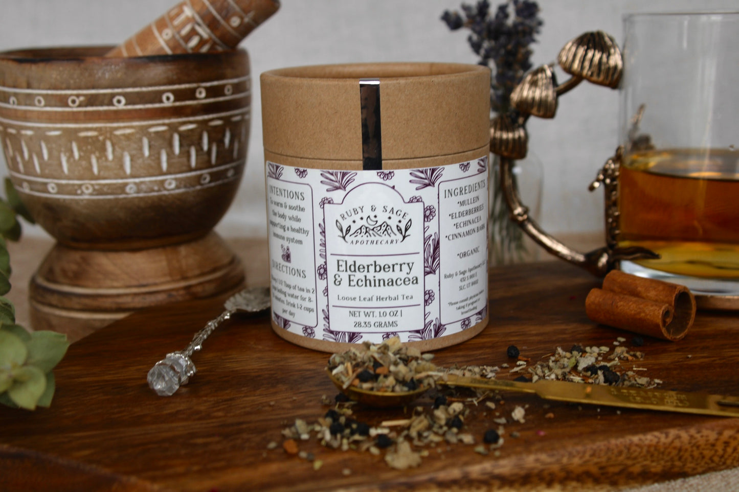 Elderberry & Echinacea Loose Leaf Herbal Tea