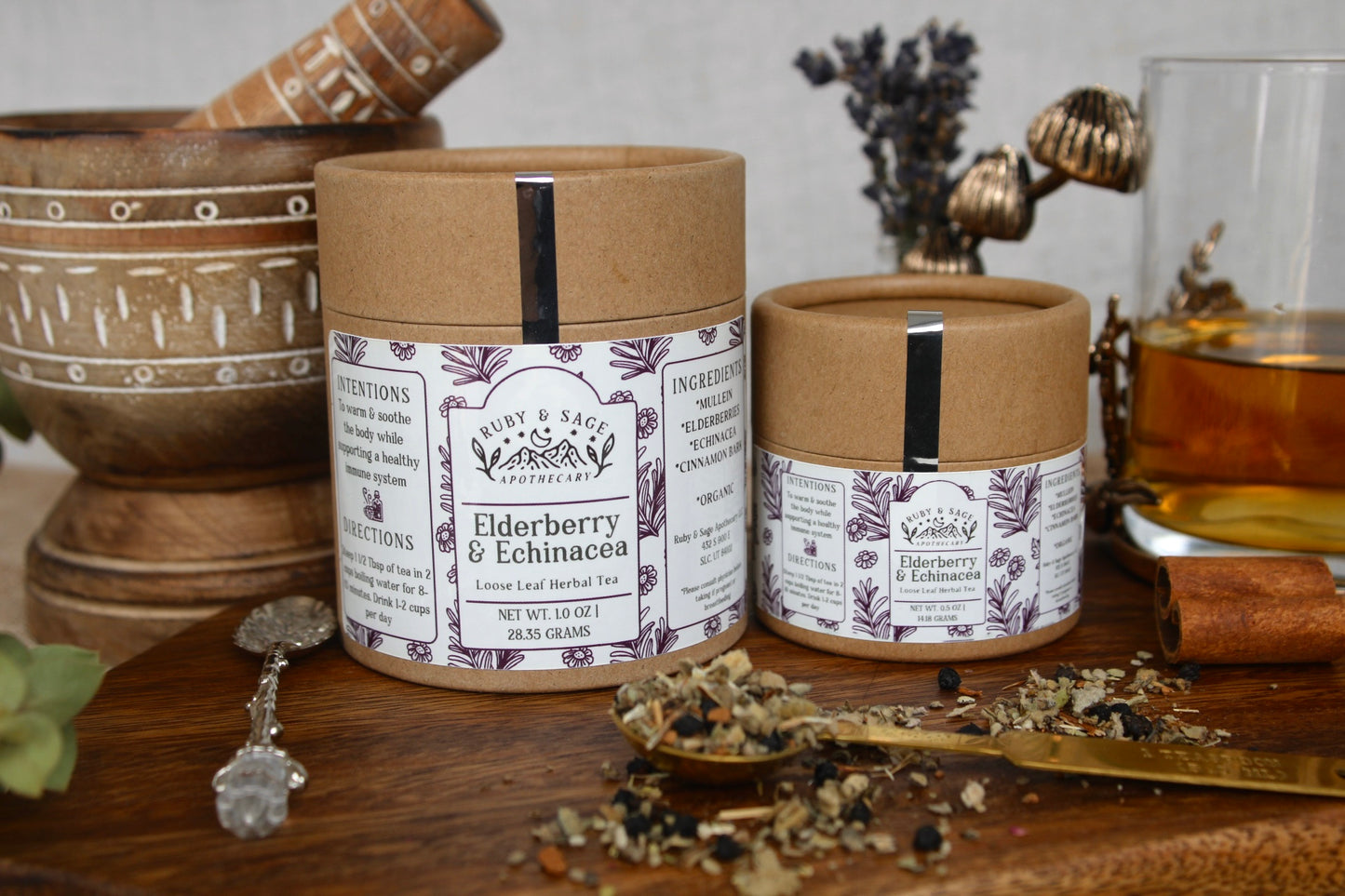 Elderberry & Echinacea Loose Leaf Herbal Tea