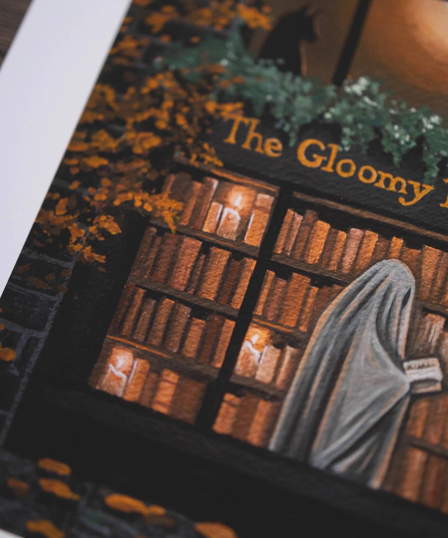 "The Gloomy Bookshop" | Fine Art Print