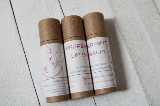 Peppermint Beeswax Lip Balm