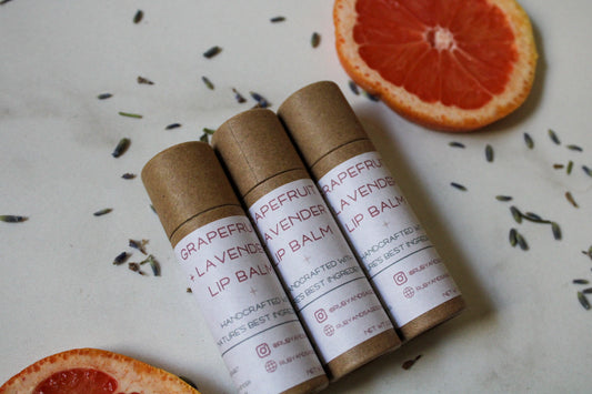 Grapefruit + Lavender Lip Balm